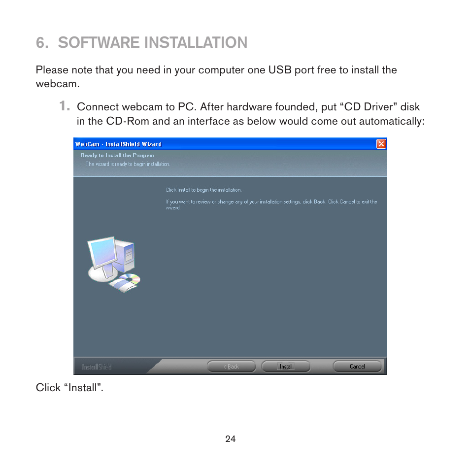 Software installation | Soyntec JOINSEE 500 User Manual | Page 6 / 16