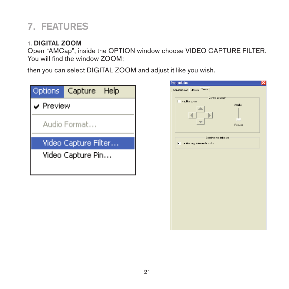 Features | Soyntec JOINSEE 600 User Manual | Page 7 / 12