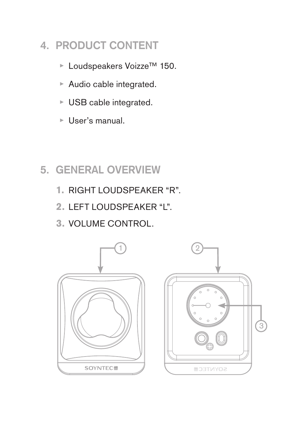 Soyntec VOIZZE 150 User Manual | Page 4 / 8