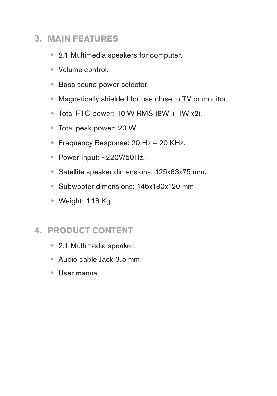 Soyntec VOIZZE 200 User Manual | Page 4 / 9