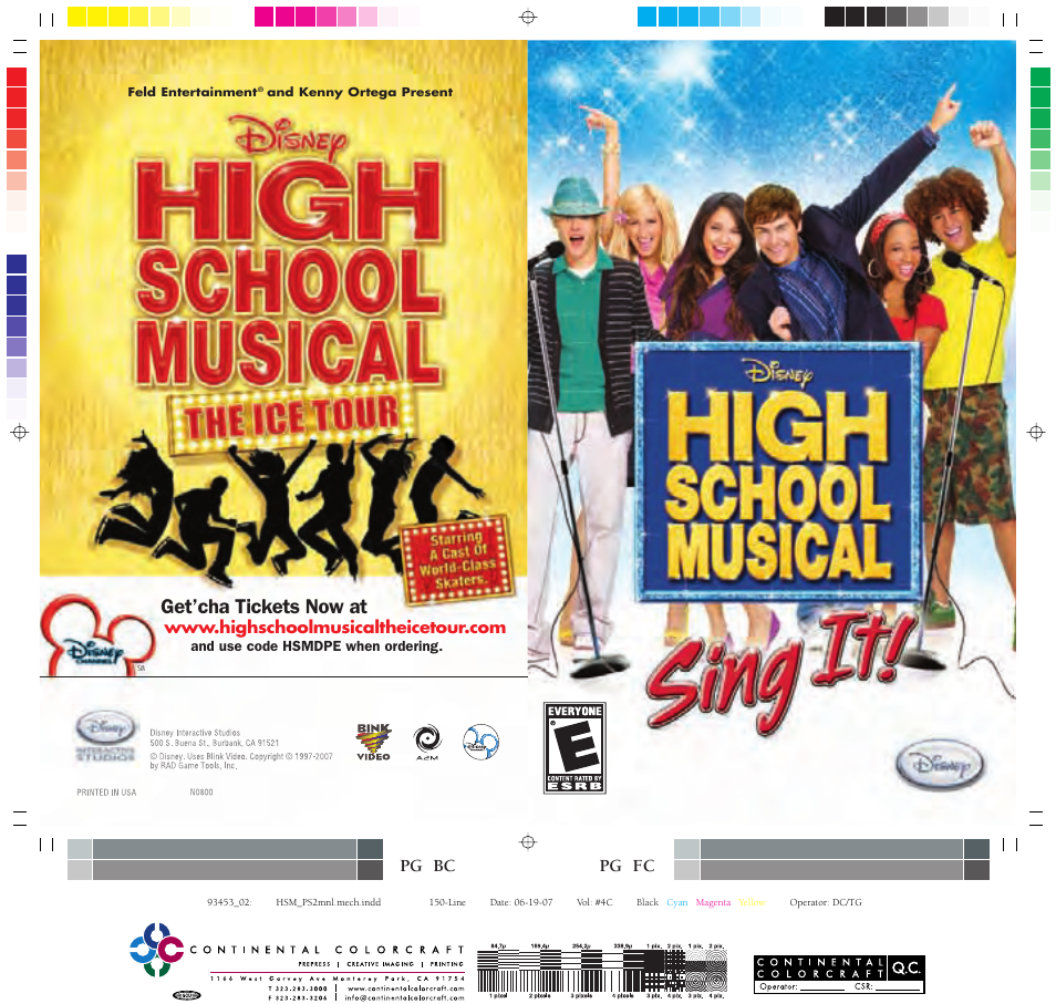 Disney Interactive Studios High School Musical: Sing It! for PlayStation 2 User Manual | 10 pages