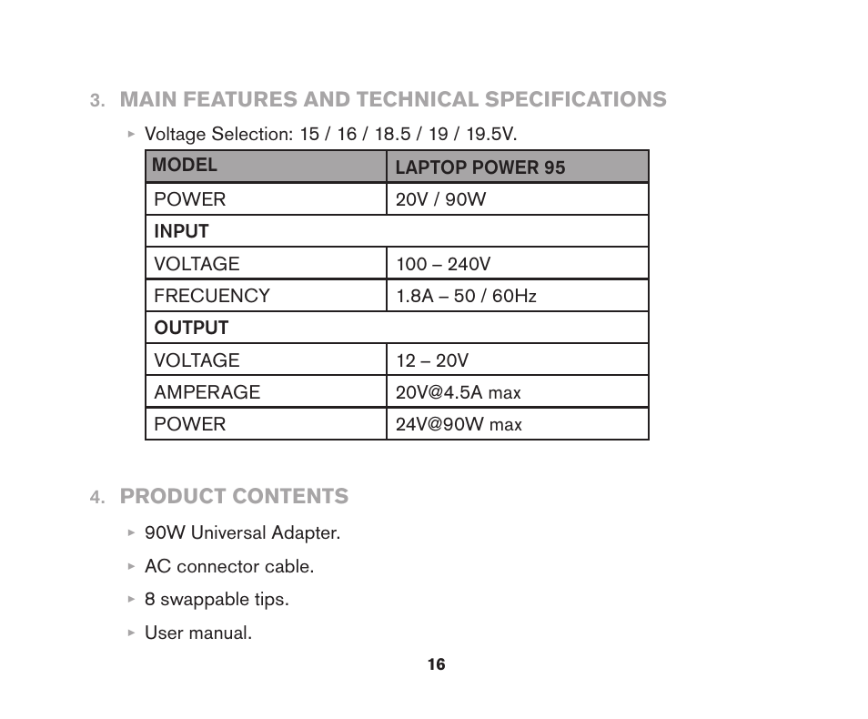 Soyntec LAPTOP POWER 96 User Manual | Page 16 / 32