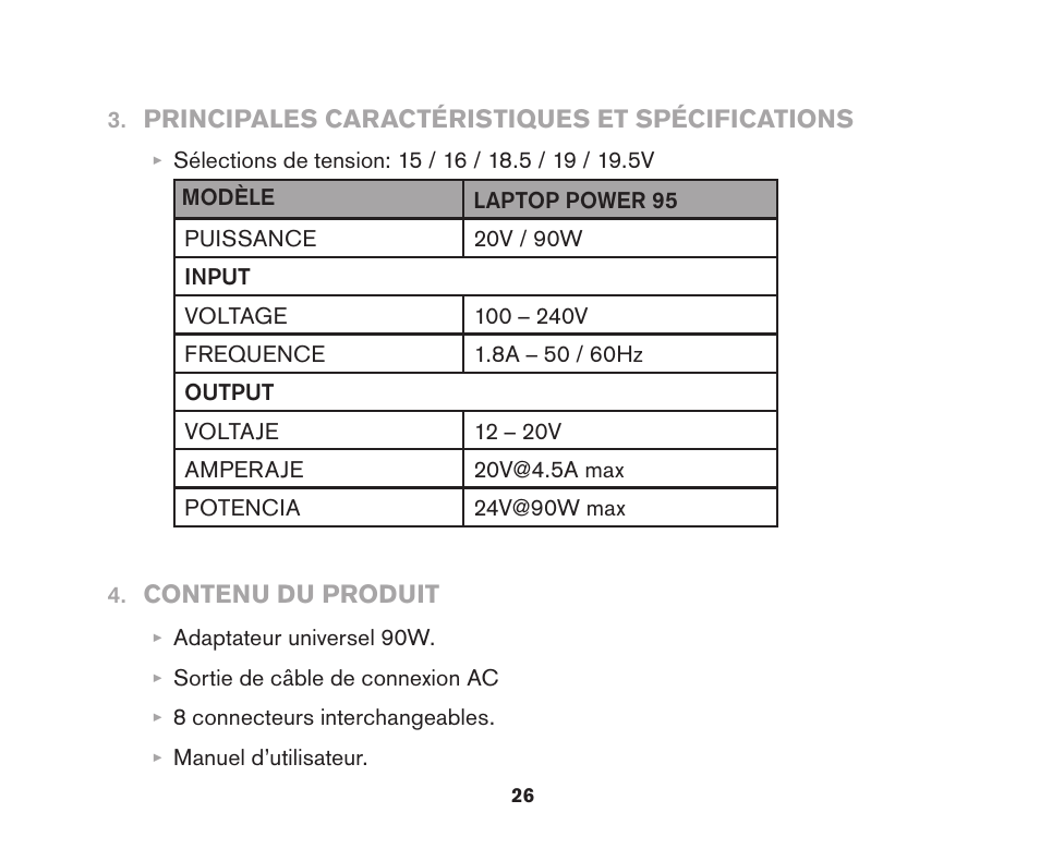 Soyntec LAPTOP POWER 96 User Manual | Page 26 / 32