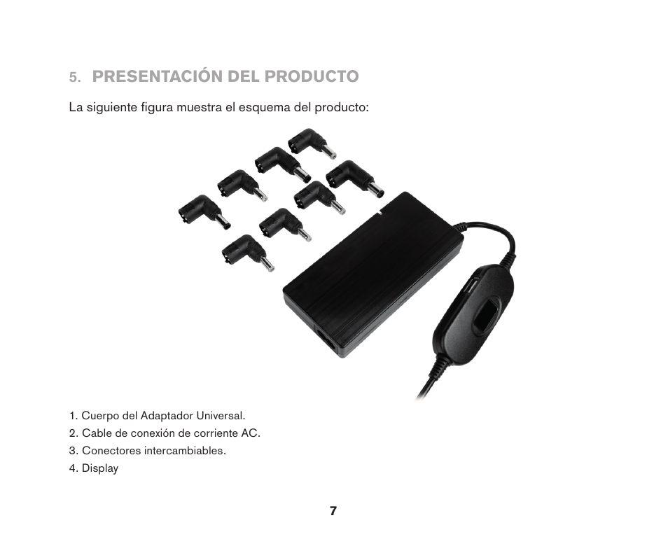 Presentación del producto | Soyntec LAPTOP POWER 96 User Manual | Page 7 / 32