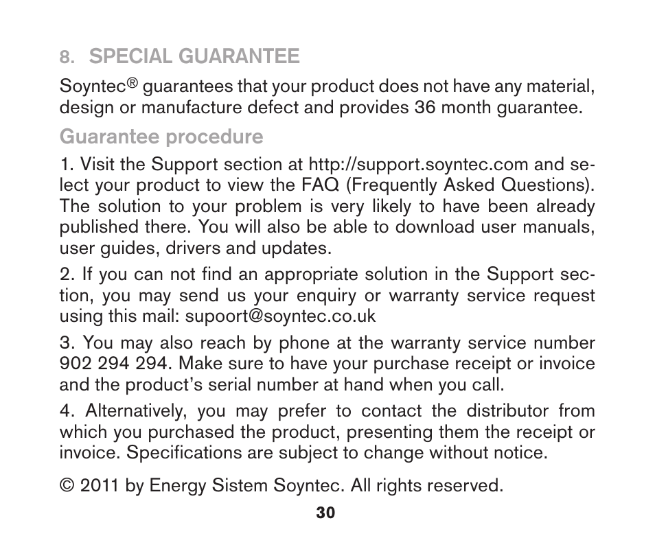 Soyntec HDD ADAPTER SATA-USB 3.0 User Manual | Page 11 / 13