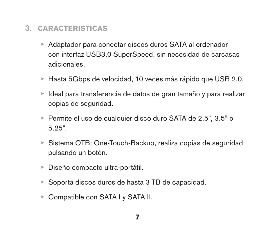 Soyntec HDD ADAPTER SATA-USB 3.0 User Manual | Page 5 / 16