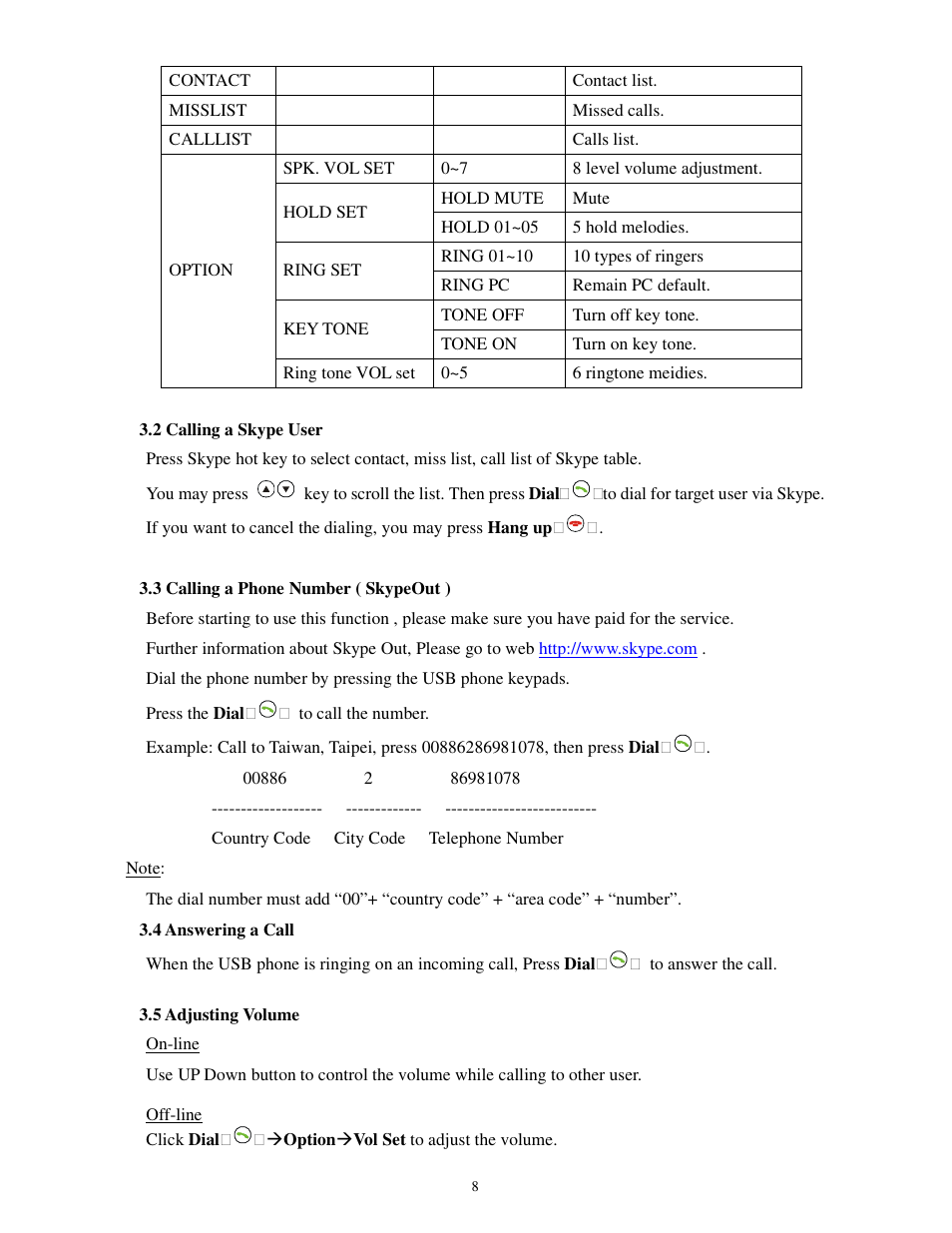 Soyntec VIPFONER 290 User Manual | Page 8 / 12
