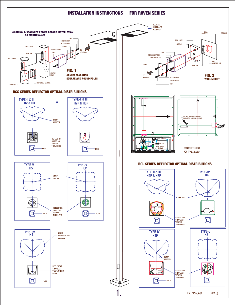 Spaulding Lighting RAVEN SERIES User Manual | 2 pages