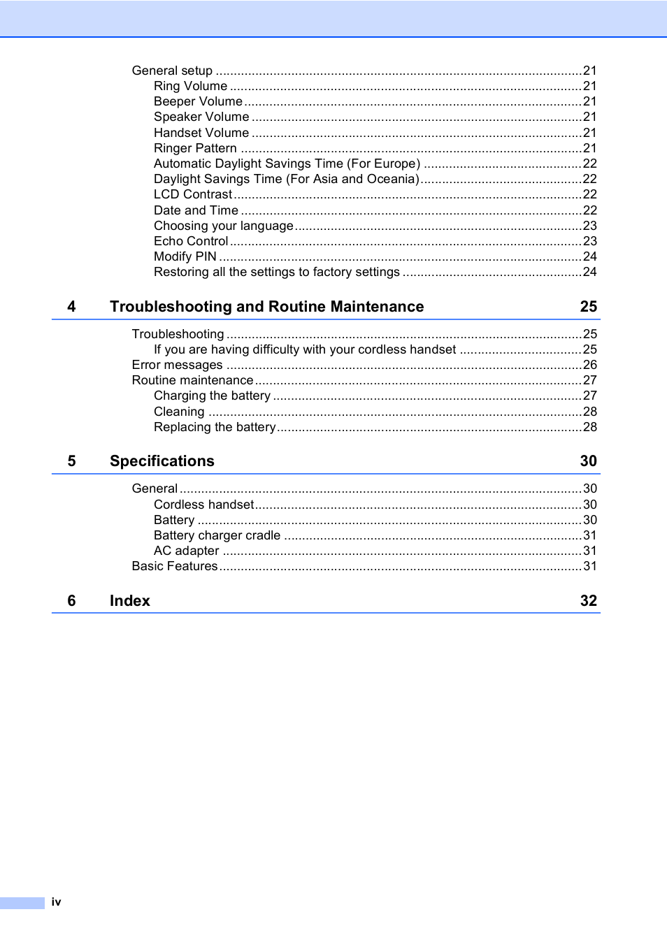 Brother BCL-D20 User Manual | Page 6 / 40