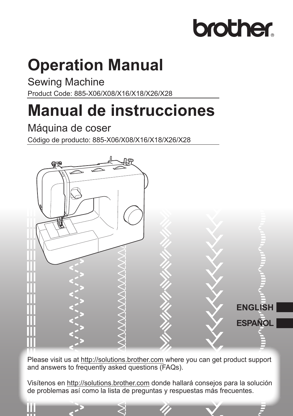 Brother 885-X16 User Manual | 104 pages