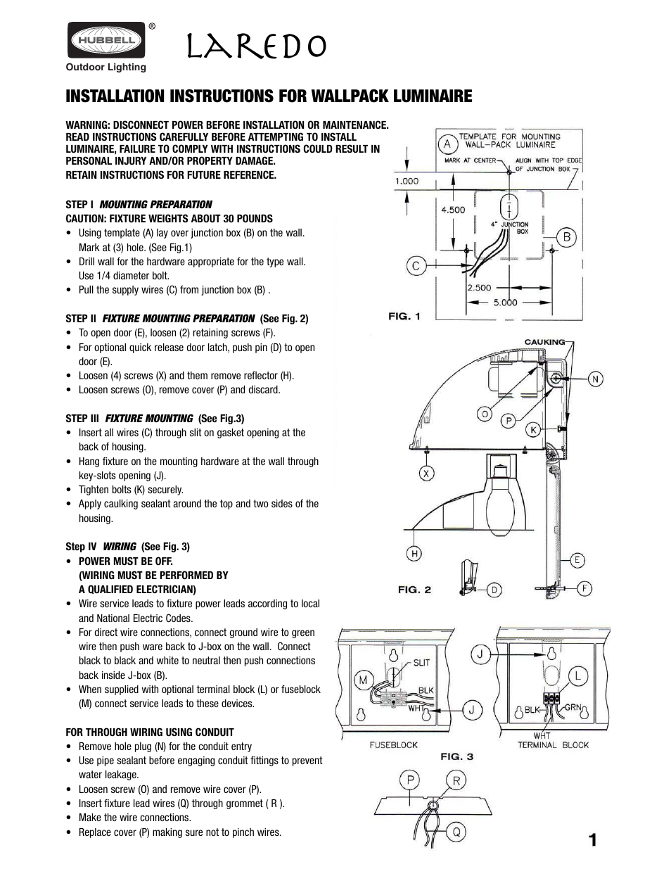 Spaulding Lighting Laredo LMC HID User Manual | 2 pages
