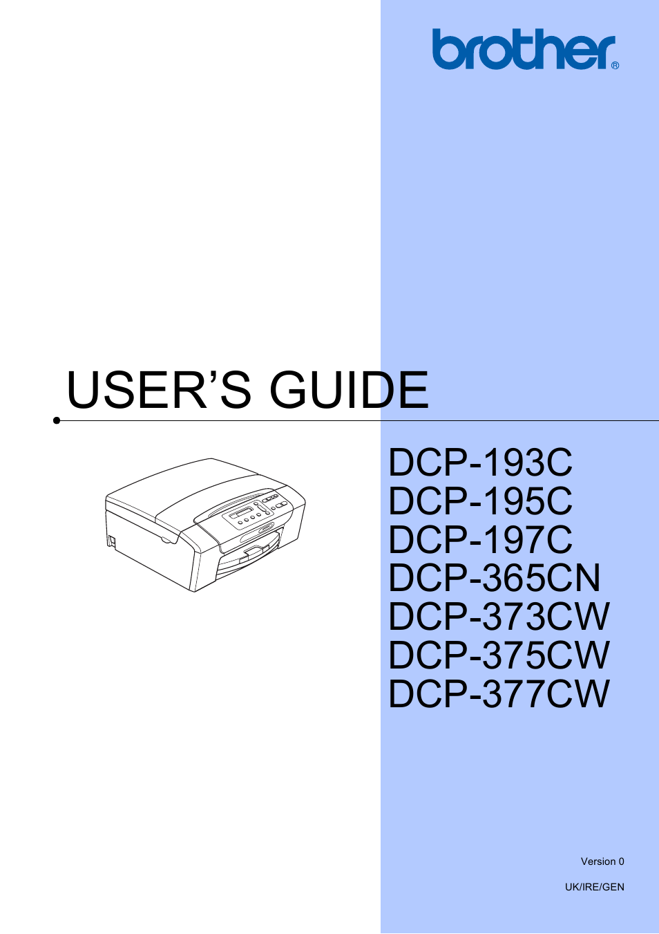 Brother DCP-195C User Manual | 117 pages