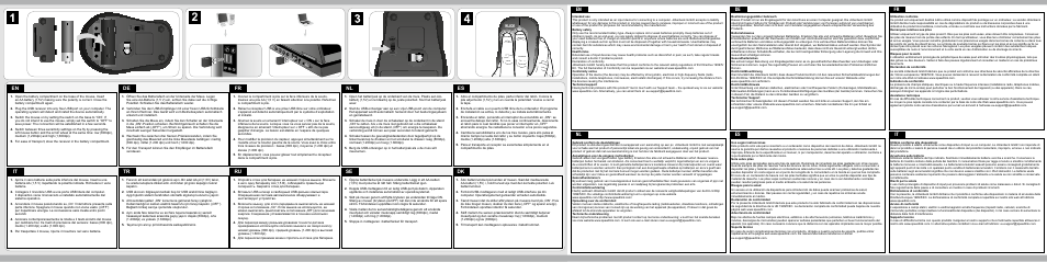 SPEEDLINK SL-6313-BK KAPPA Mouse - Wireless USB User Manual | Page 2 / 2