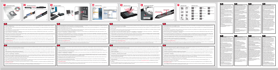 It en, Using the stylus driver settings, Tip and click functions | SPEEDLINK SL-6700-SBK ARCUS Graphics Tablet - XL User Manual | Page 2 / 2