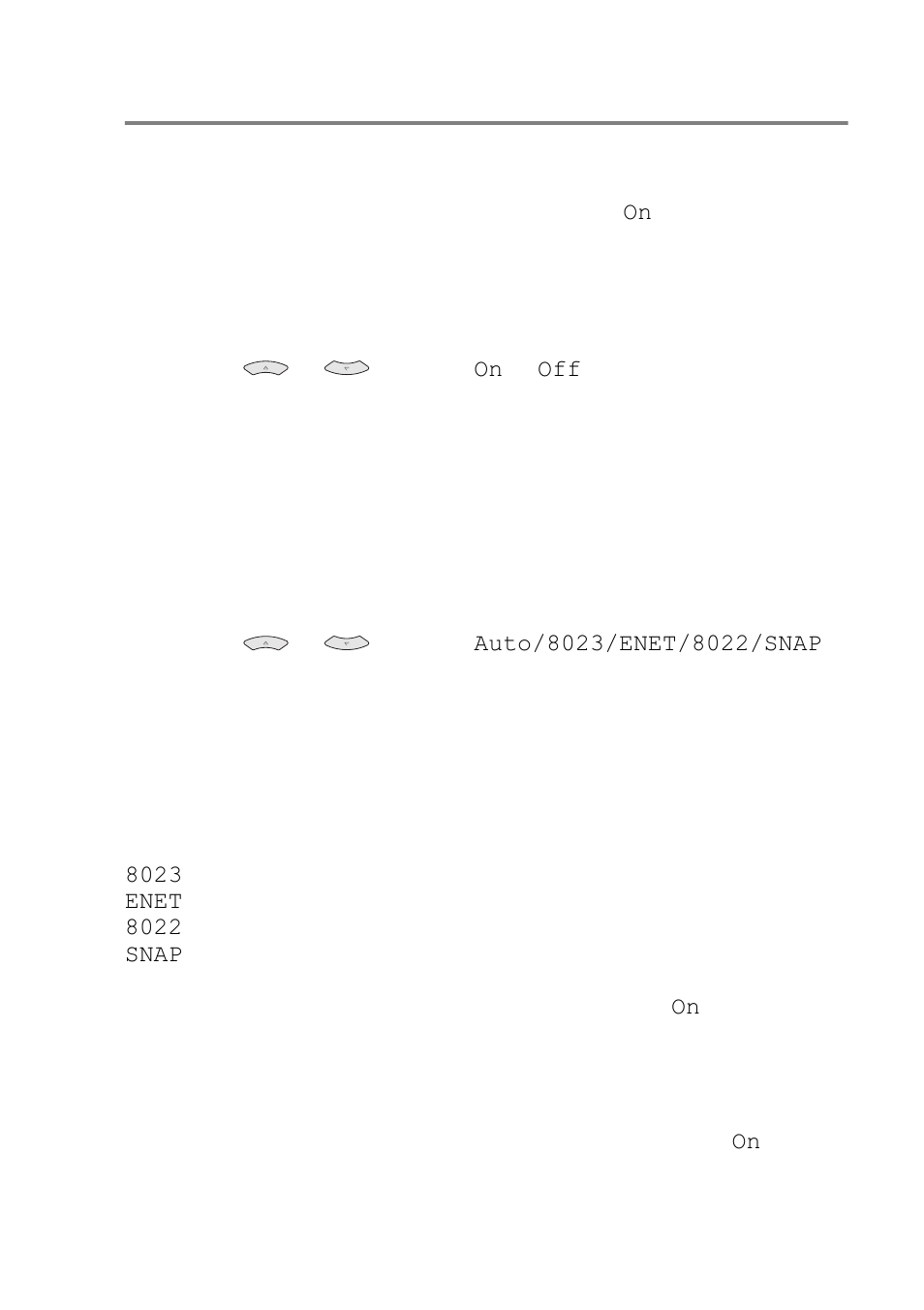 Setup misc, Netware, Net frame | Appletalk, Setup misc -19, Netware -19 net frame -19 appletalk -19 | Brother NC-9100H User Manual | Page 108 / 175