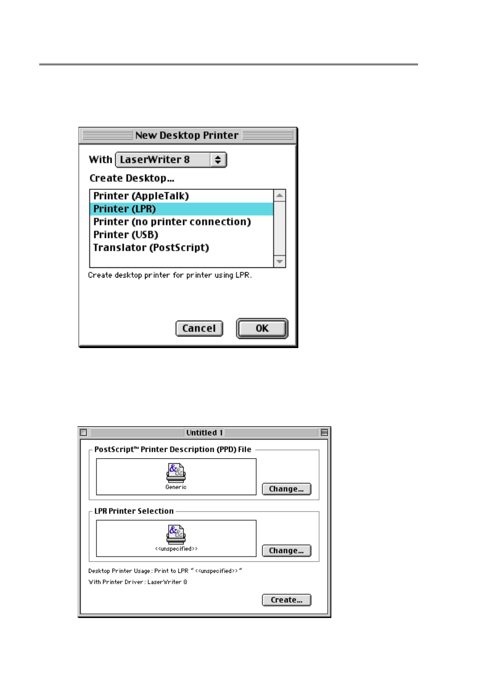 How to select the print server (tcp/ip), How to select the print server (tcp/ip) -5 | Brother NC-9100H User Manual | Page 75 / 175