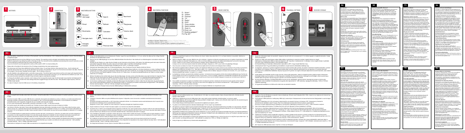 SPEEDLINK SL-6495-RBK COMET Trackball Media Keyboard User Manual | Page 2 / 2