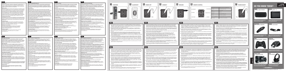 Do you know these, Connect power off | SPEEDLINK SL-8840-BK TRAP Bluetooth Audio Link User Manual | Page 2 / 2