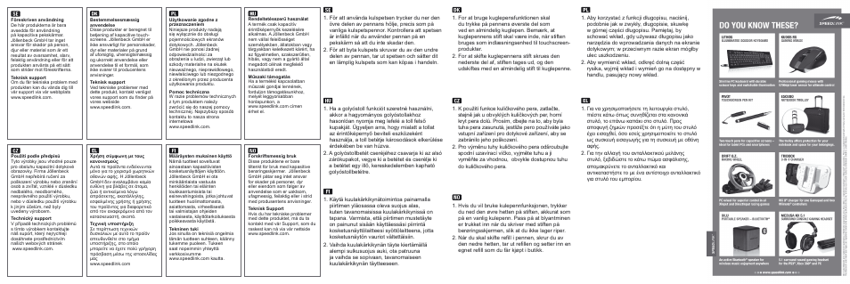 SPEEDLINK SL-7005 CARVON Touchscreen Pen User Manual | Page 2 / 2