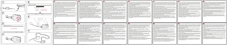 Press, Start scanning | SPEEDLINK SL-4472-BK ARGOS Backheadset - Bluetooth - for PS3 User Manual | Page 2 / 2