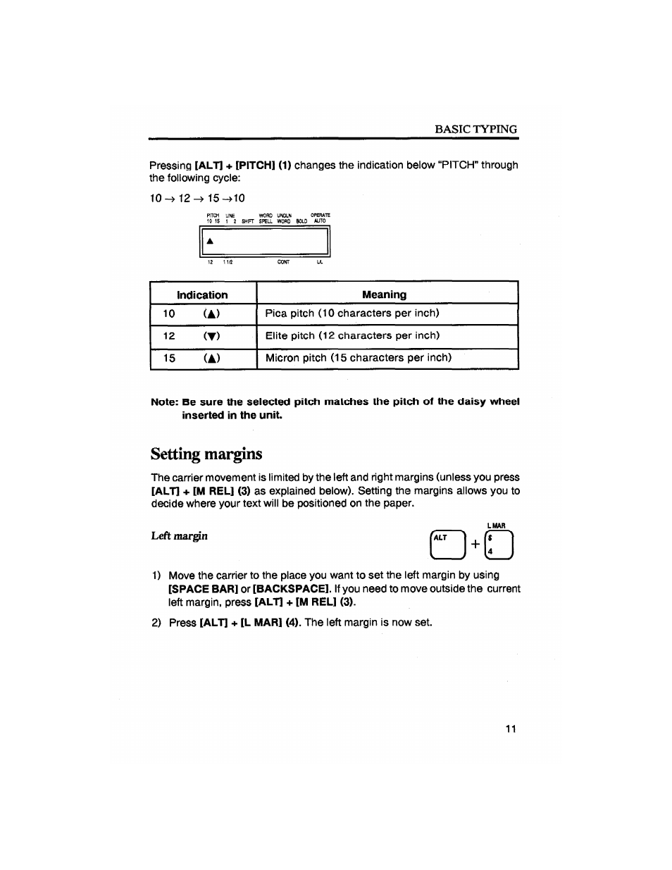 Setting margins | Brother SX-4000 User Manual | Page 13 / 54