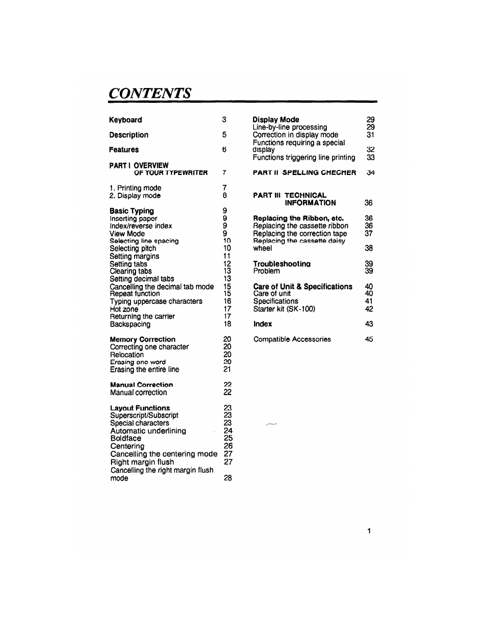 Brother SX-4000 User Manual | Page 3 / 54