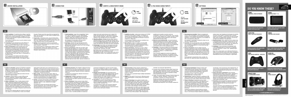 SPEEDLINK SL-6537-BK STRIKE FX Gamepad - USB User Manual | Page 2 / 4