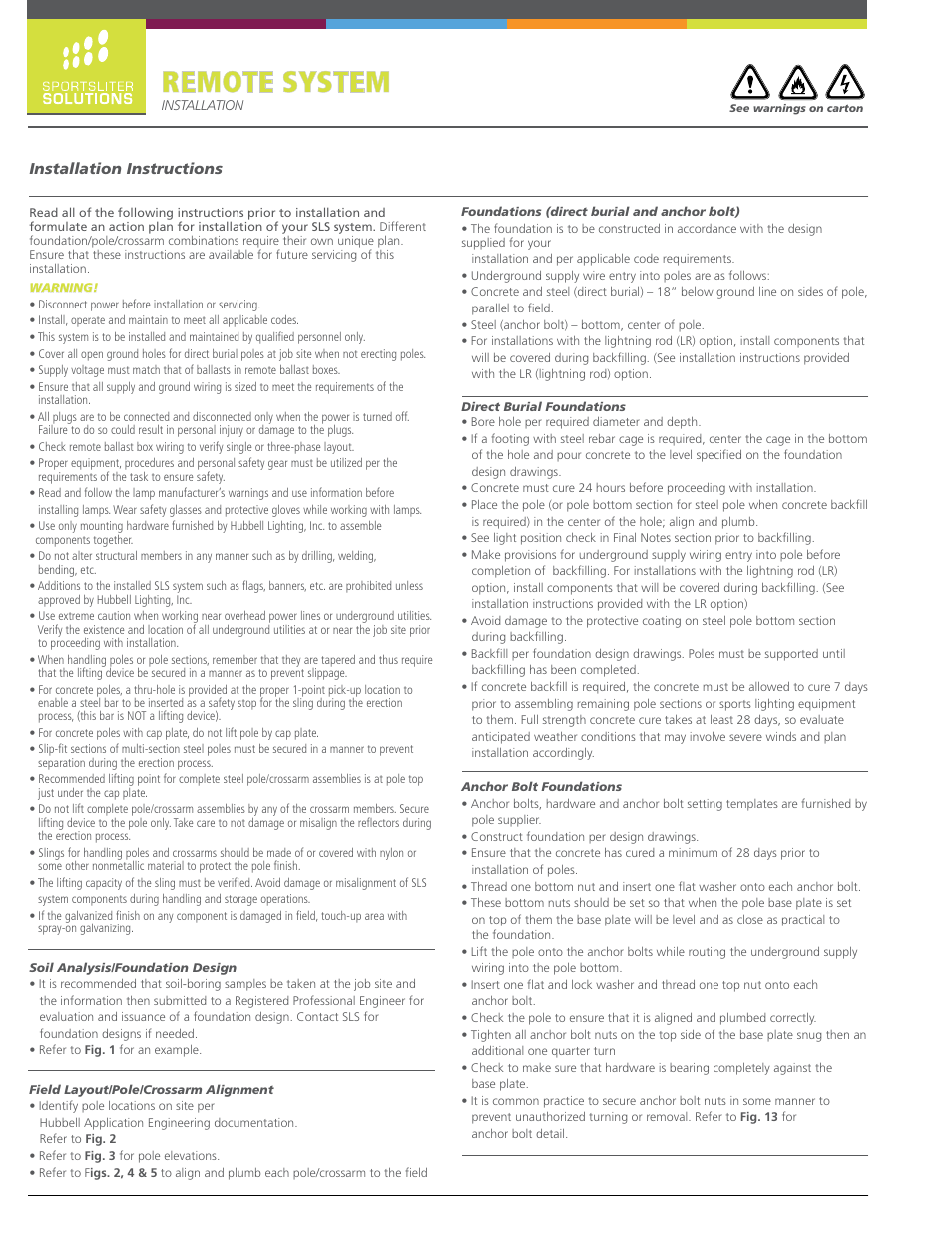 Remote system | Sportsliter Solutions Remote System User Manual | Page 2 / 10