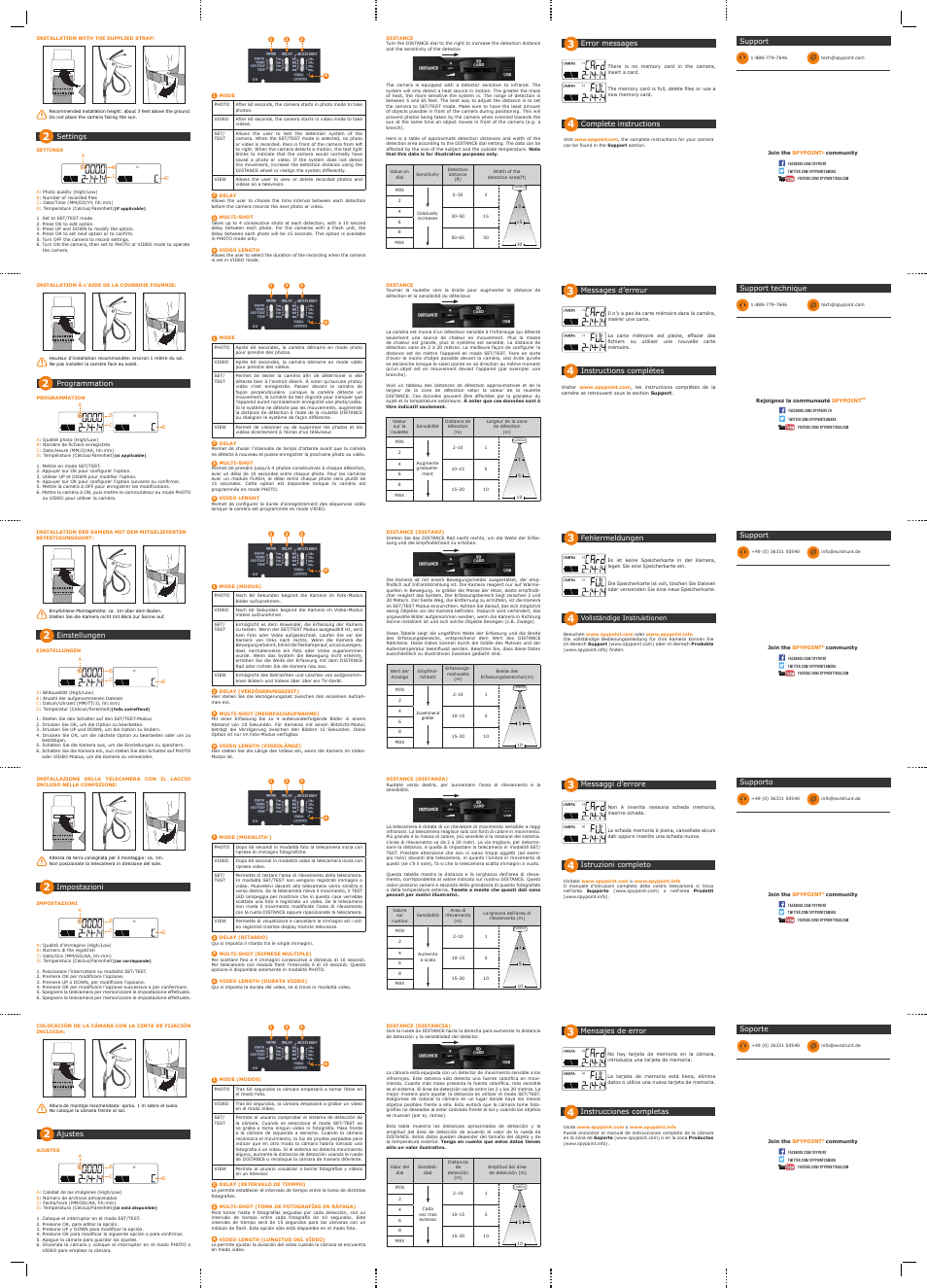 SPYPOINT C6 Quick start User Manual | Page 2 / 2