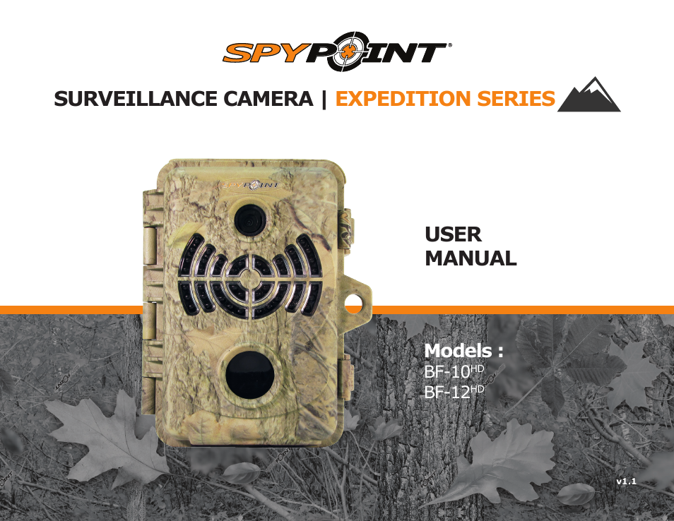 SPYPOINT BF-10HD User Manual User Manual | 24 pages