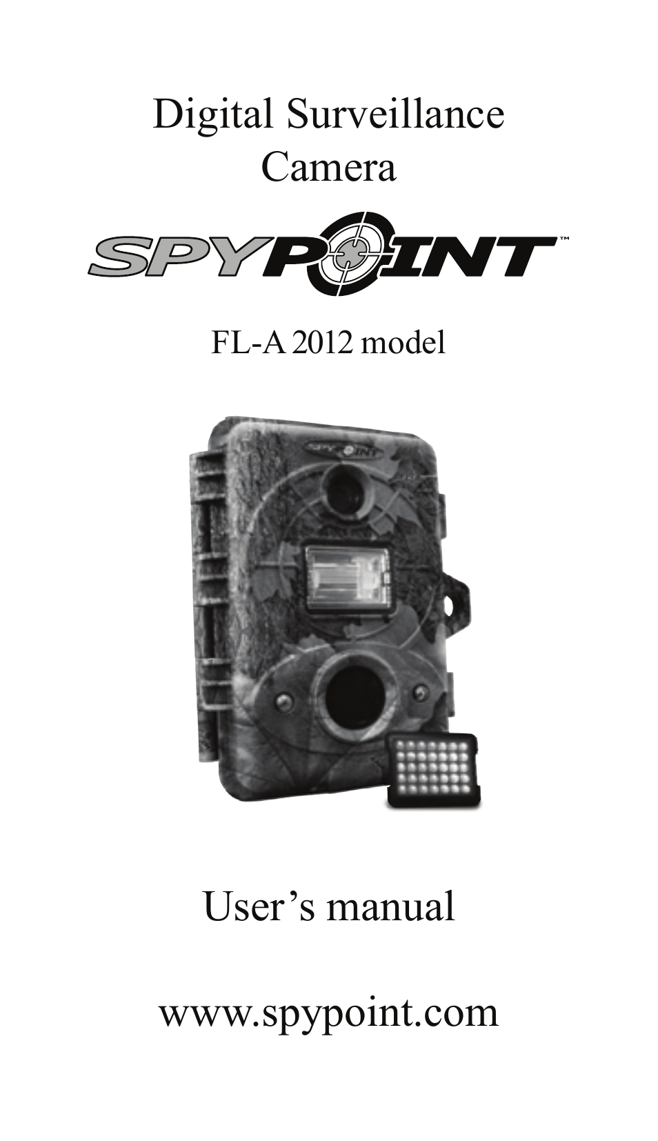 SPYPOINT FL-A User Manual | 11 pages