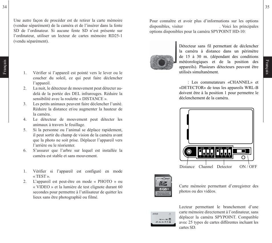 SPYPOINT HD-10 User Manual | Page 18 / 30