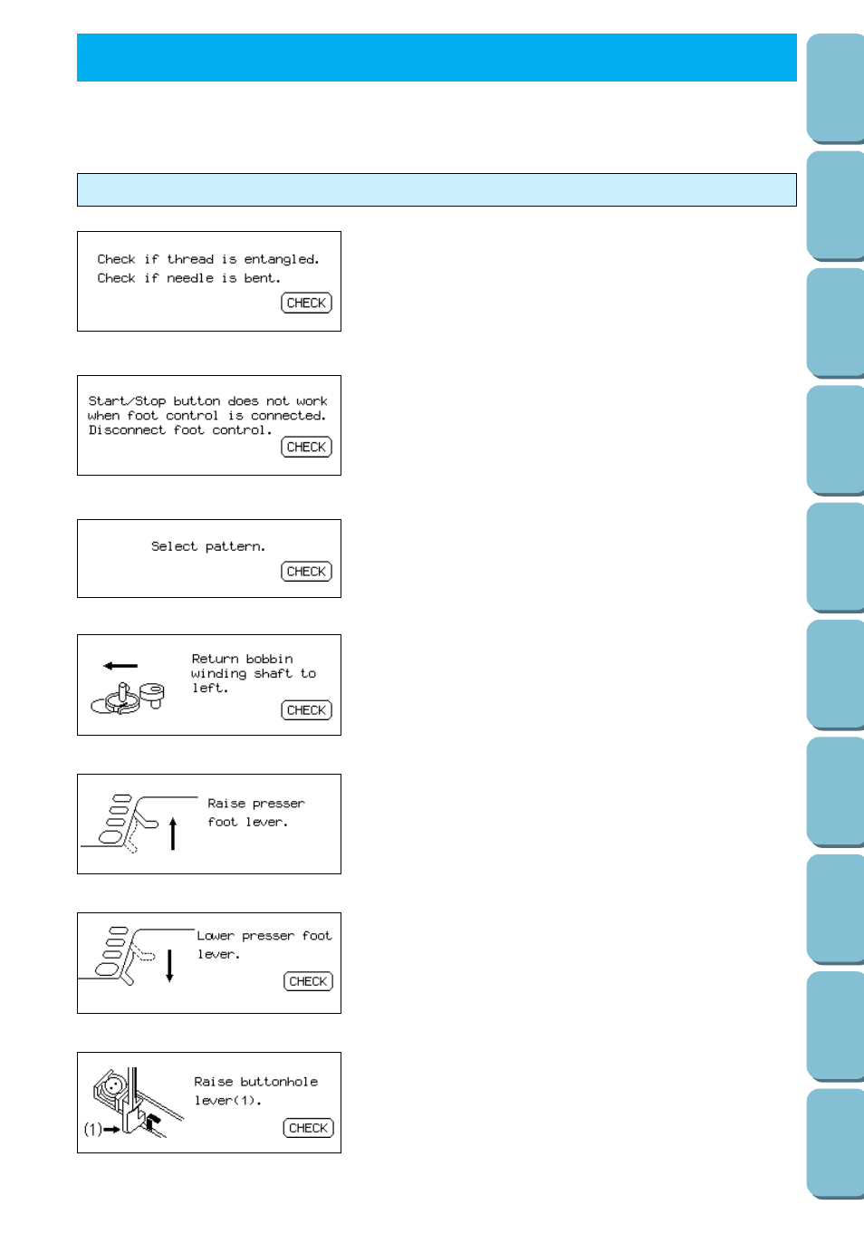 Error, Messages, Error messages | Warning messages | Brother PC 6500 User Manual | Page 128 / 140