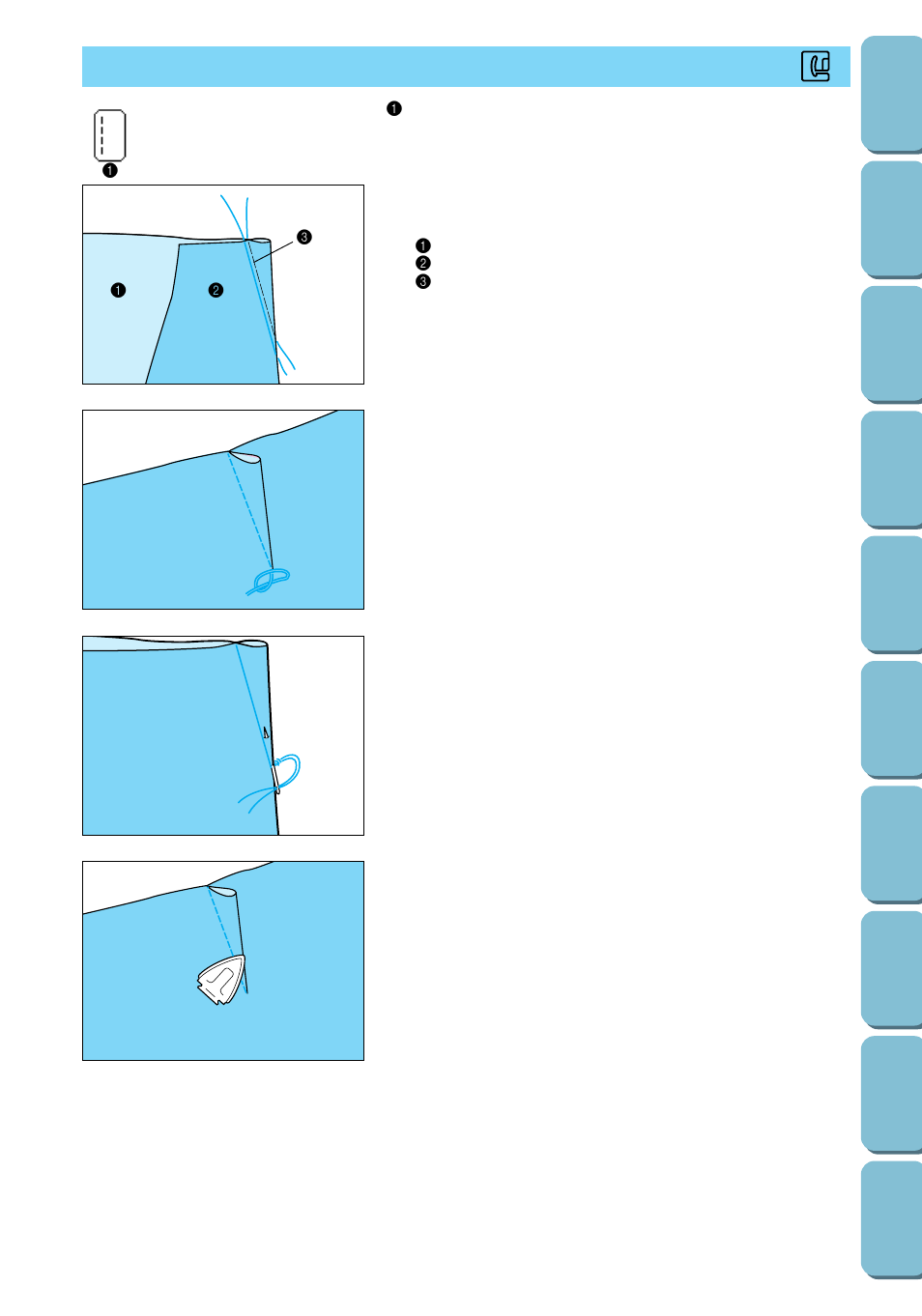 Dart sewing | Brother PC 6500 User Manual | Page 47 / 140