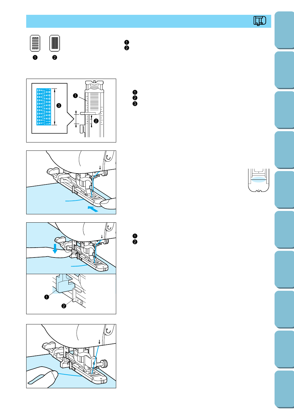 Darning | Brother PC 6500 User Manual | Page 65 / 140