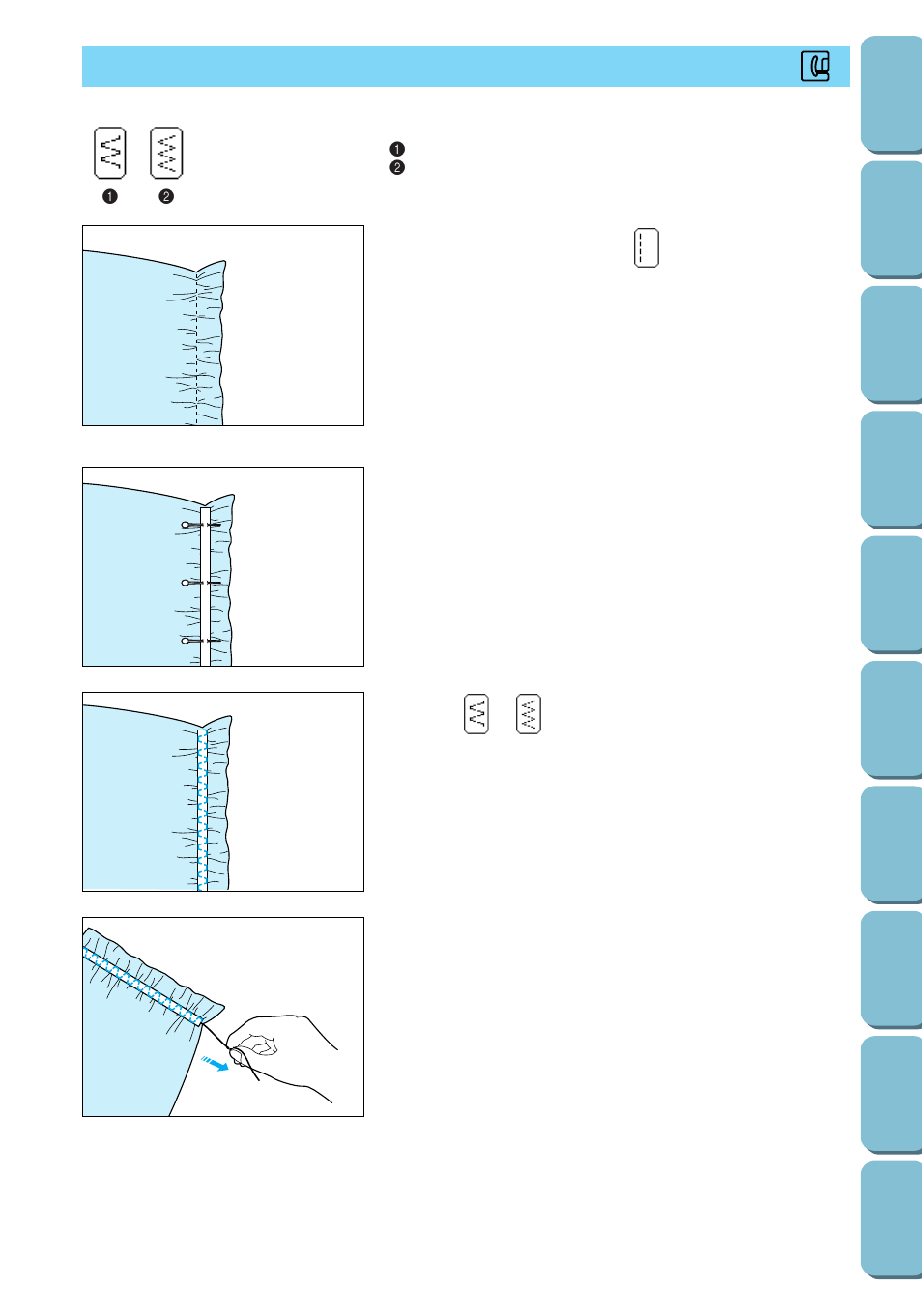 Tape attaching | Brother PC 6500 User Manual | Page 67 / 140