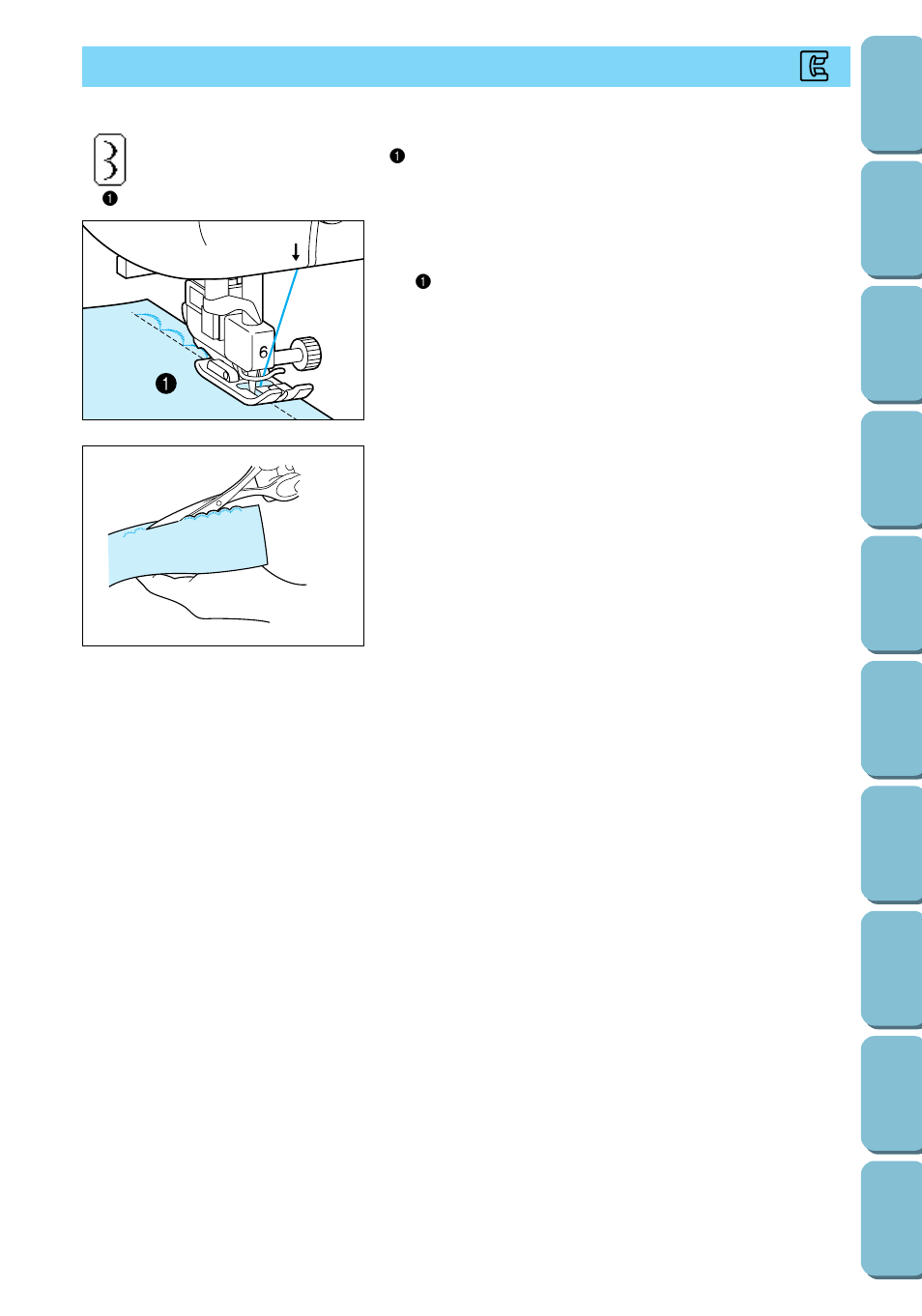 Scallop stitching | Brother PC 6500 User Manual | Page 73 / 140