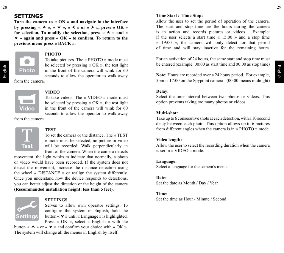 SPYPOINT IR-10 User Manual | Page 15 / 27