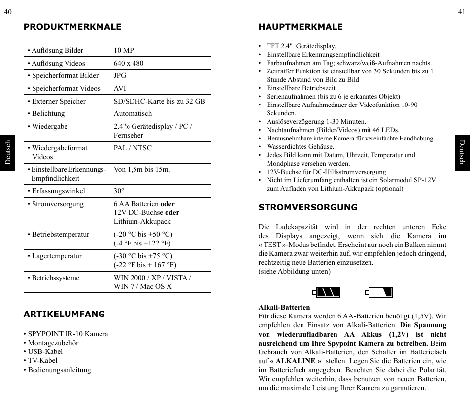 SPYPOINT IR-10 User Manual | Page 21 / 27