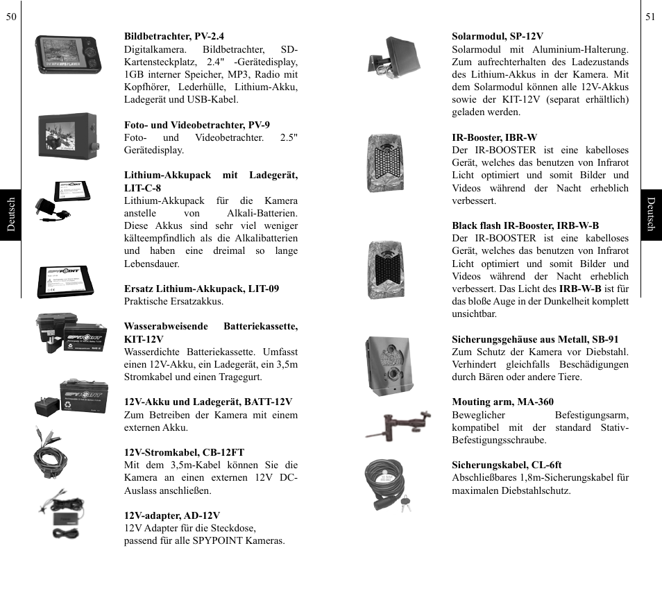 SPYPOINT IR-10 User Manual | Page 26 / 27