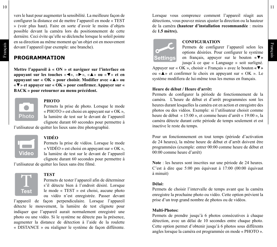 SPYPOINT IR-10 User Manual | Page 6 / 27