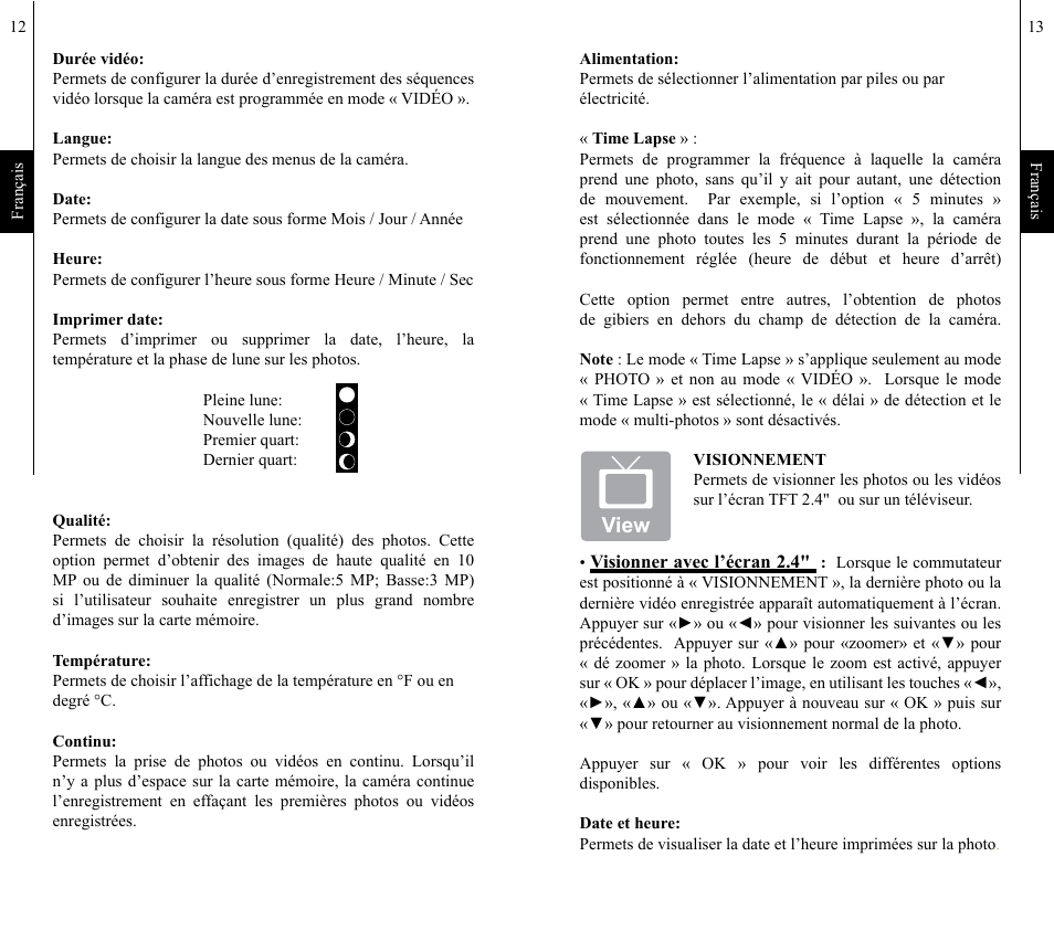 View | SPYPOINT IR-10 User Manual | Page 7 / 27