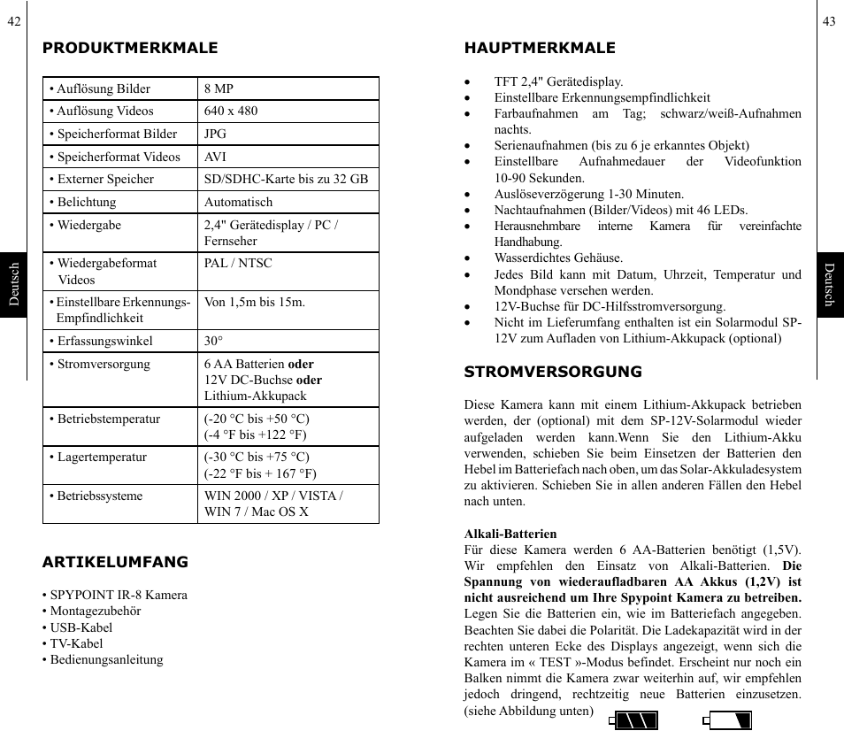 SPYPOINT IR-8 User Manual | Page 22 / 28