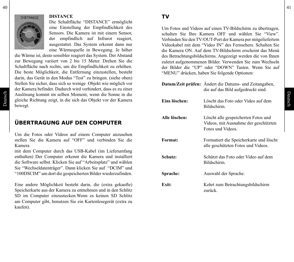 SPYPOINT IR-A 6mp User Manual | Page 21 / 24