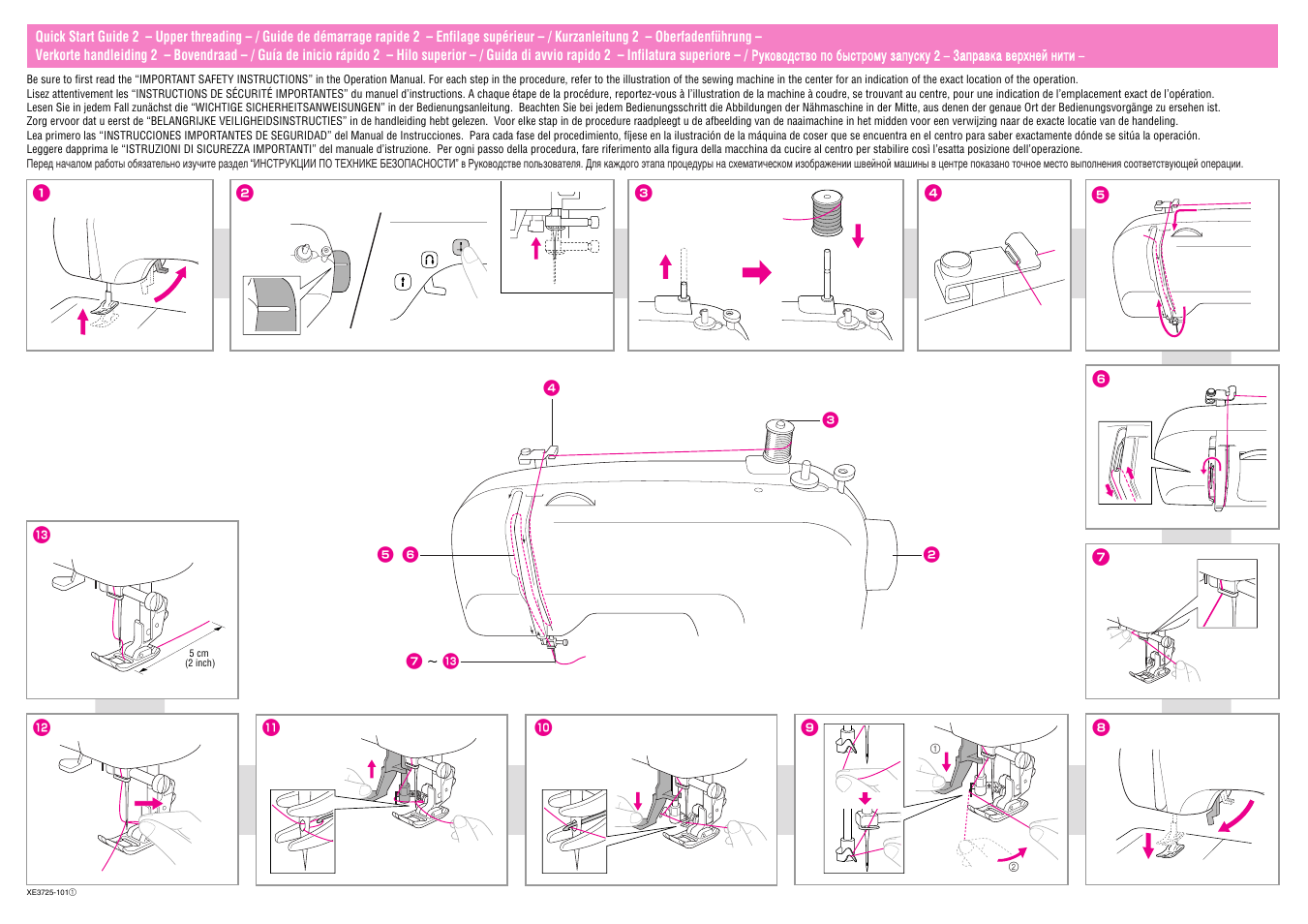 Brother CS-6000i User Manual | Page 2 / 2