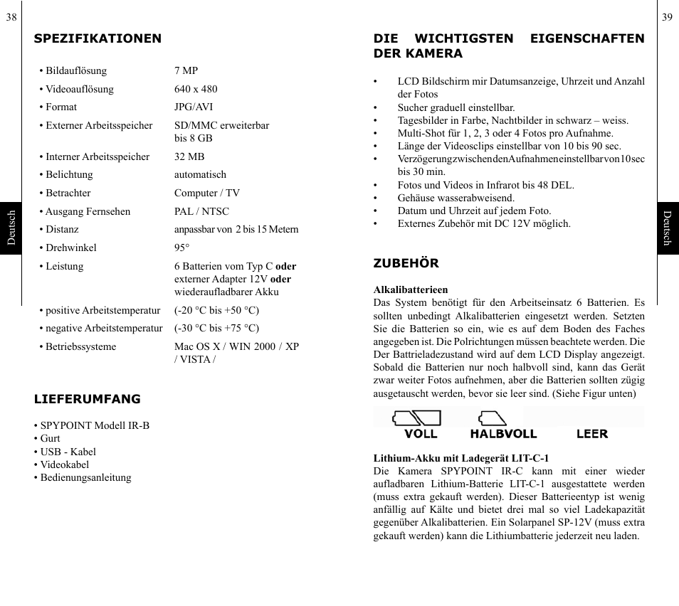 SPYPOINT IR-B 7mp User Manual | Page 20 / 25