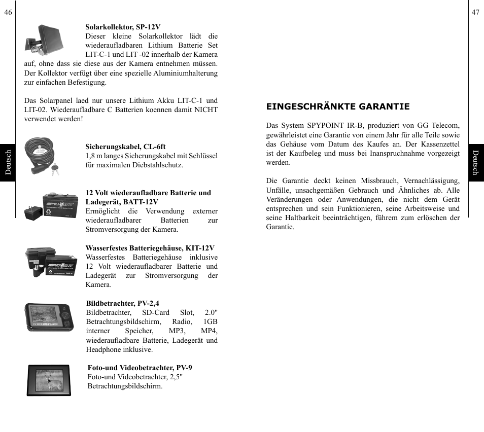 SPYPOINT IR-B 7mp User Manual | Page 24 / 25