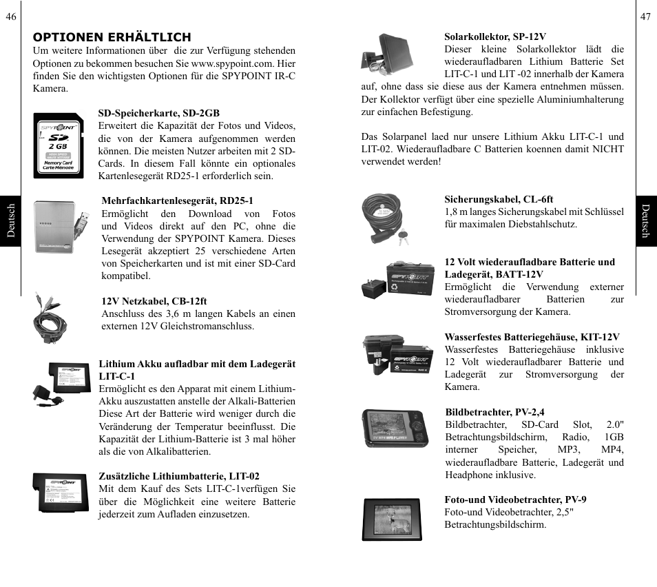 SPYPOINT IR-C User Manual | Page 24 / 25