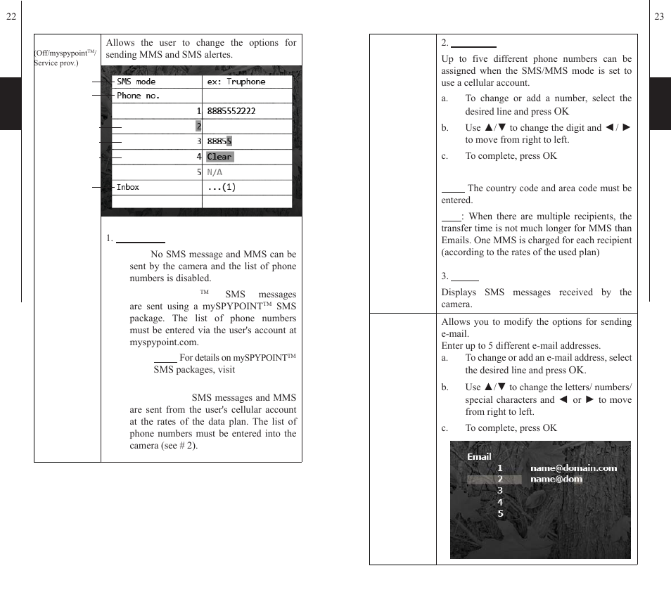 SPYPOINT S-LIVE User Manual | Page 12 / 49