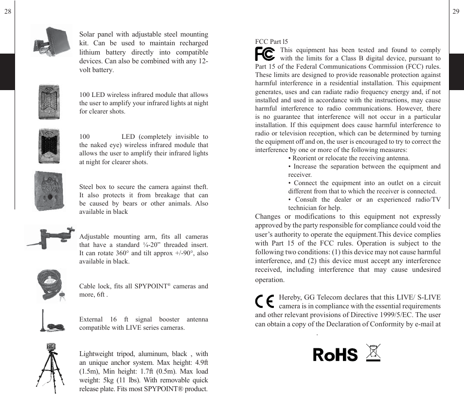 Notices | SPYPOINT S-LIVE User Manual | Page 15 / 49